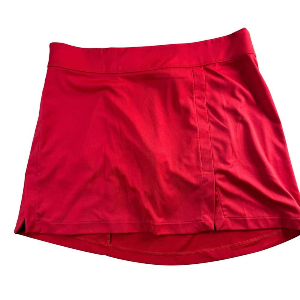 J.Lindeberg Red Athletic Golf Skirt Size M